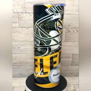 Steelers 20oz. Tumbler NWOT MADE BY SELLER